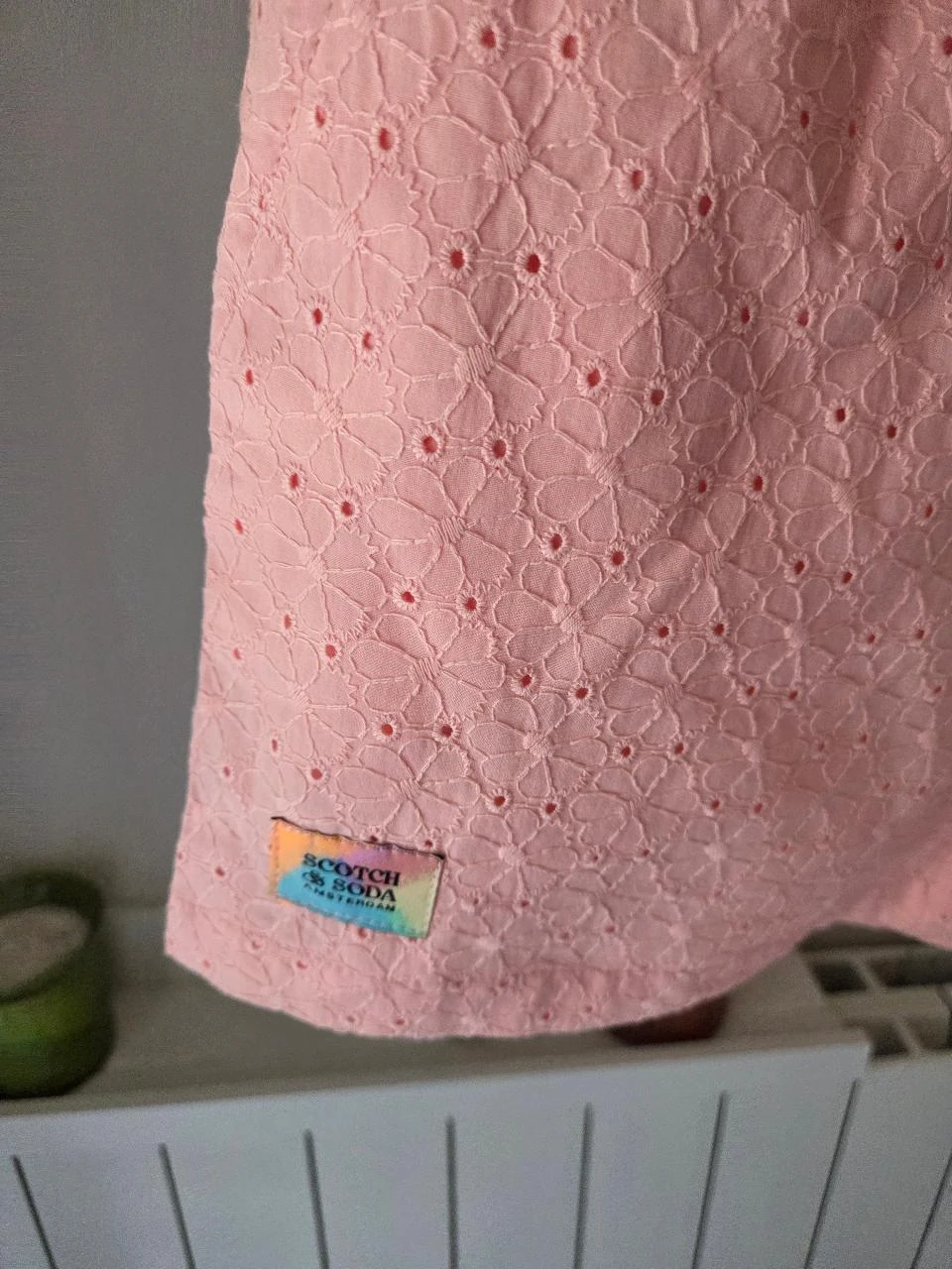 Short broderie anglaise Scotch & Soda rose poudré • XS / 34 • Neuf – photo 5